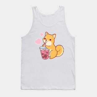 Bubble Tea Shiba Tank Top